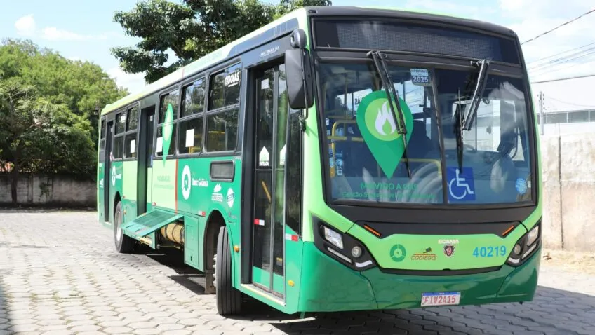 Ônibus a biometano da frota de Goiânia (Arquivo/Divulgação Scania)